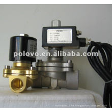 ZCM normalmente cerrado válvula de gas de latón de baja presión